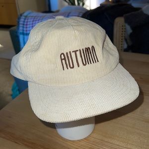 Autumn brand corduroy SnapBack hat